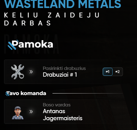 Metalo laužo darbo akimirka